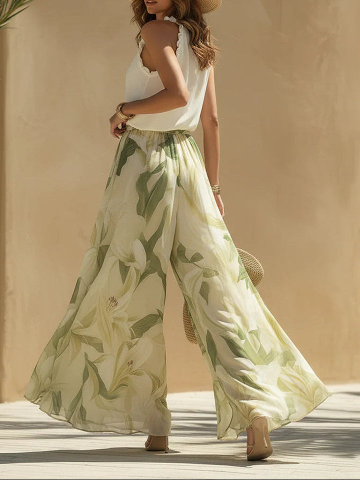 Chloe | Ensemble pantalon chiffon élégant