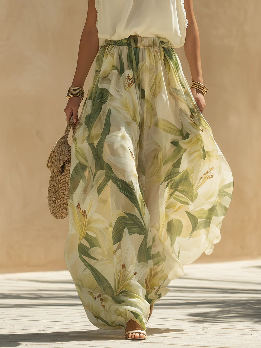 Chloe | Ensemble pantalon chiffon élégant