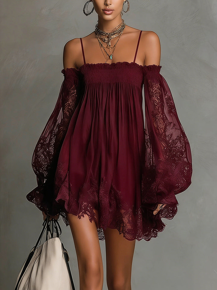 Celestine | Robe bohème en dentelle
