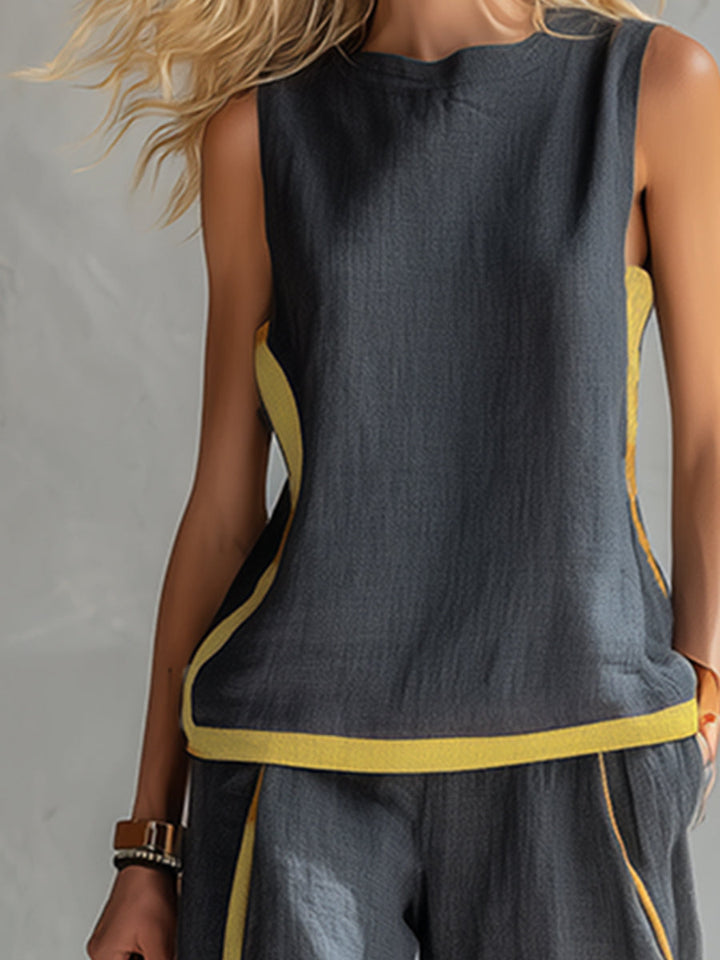 Valentine | Ensemble Coton Lin Gris