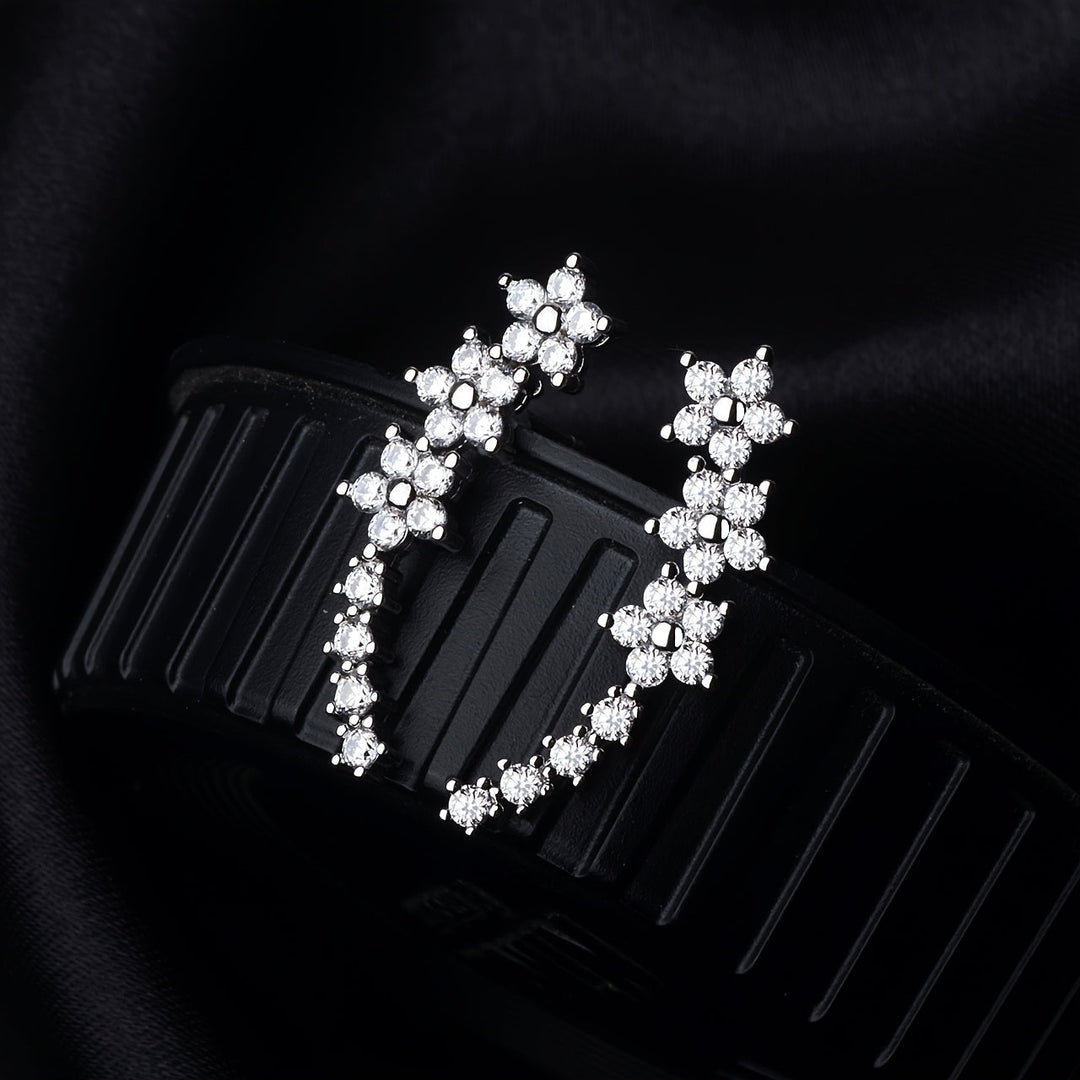 Boucles d'oreilles florales intemporelles