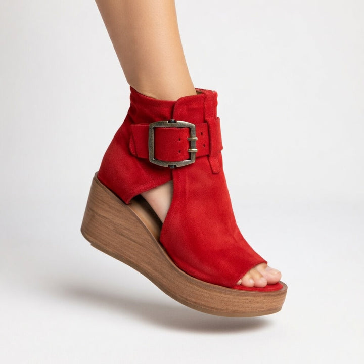 Orélisse | Bottines compensées ouvertes