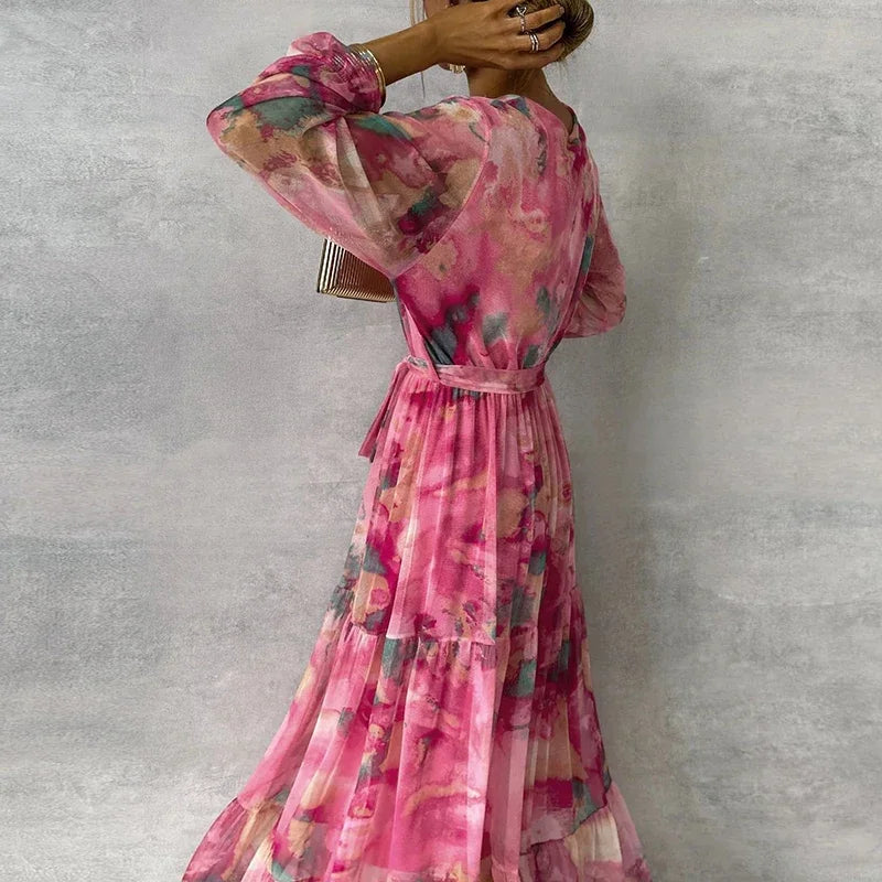 Fleur | Robe Florale Élégante Confortable