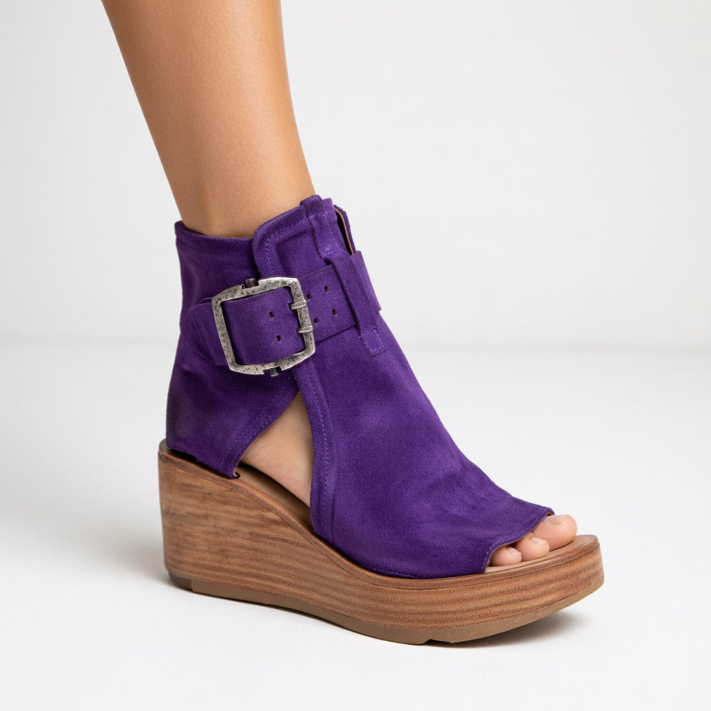 Orélisse | Bottines compensées ouvertes