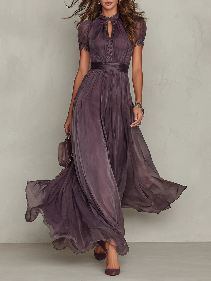Manon | Robe vintage chiffon dentelle