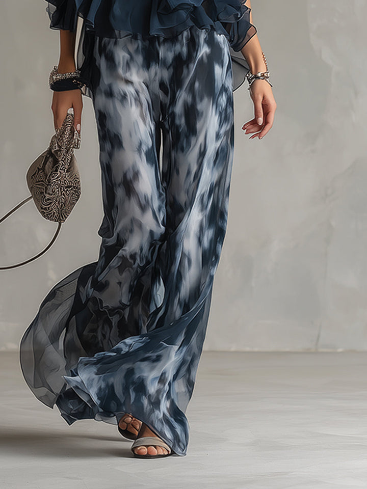 Aurelie | Ensemble chic bleu marine