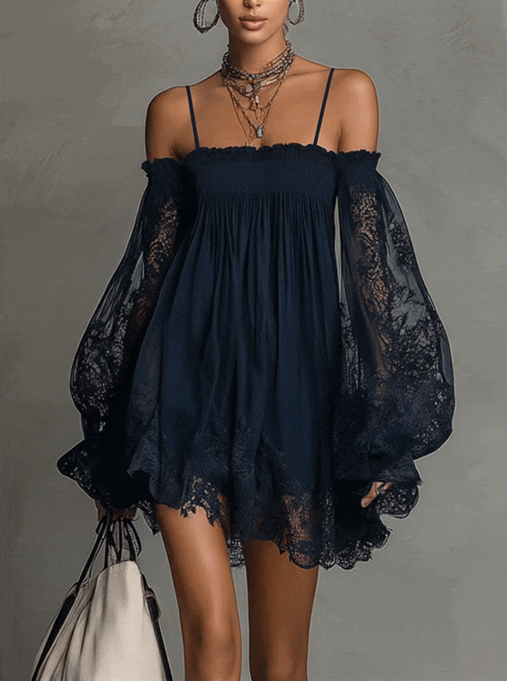 Celestine | Robe bohème en dentelle