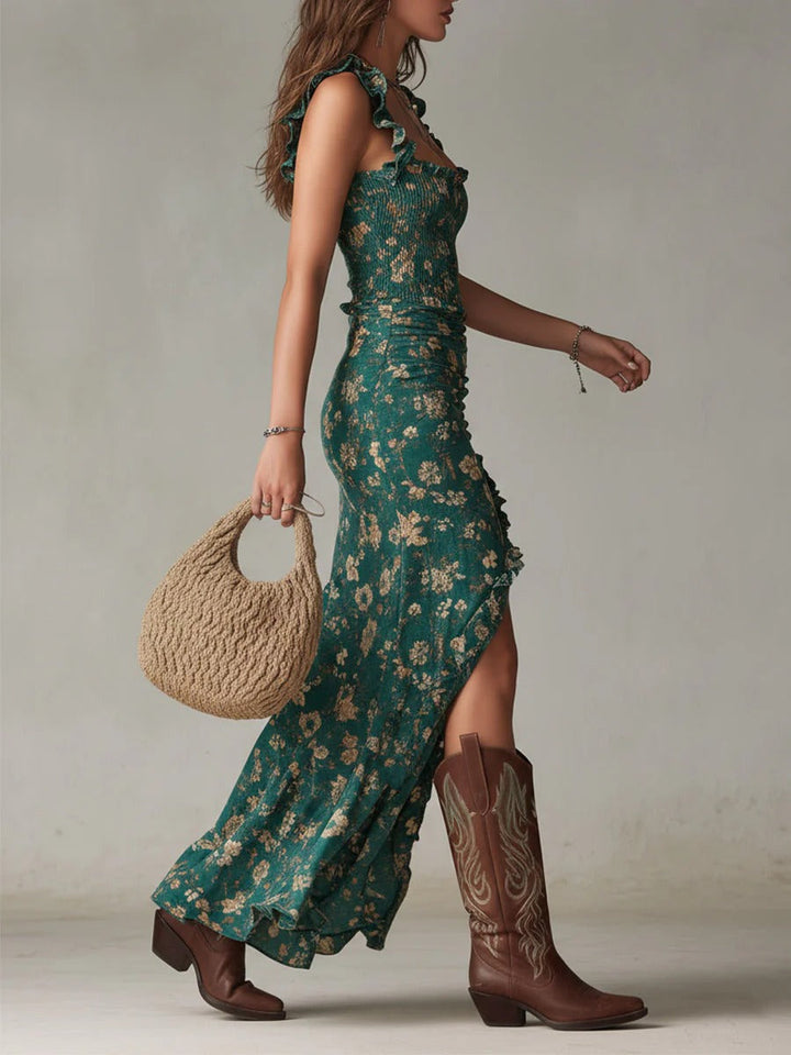 Laure | Robe bohème chic maxi