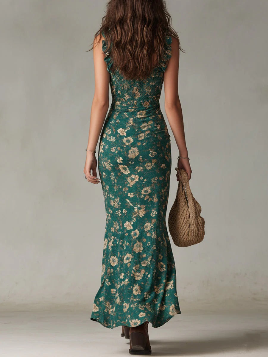 Laure | Robe bohème chic maxi
